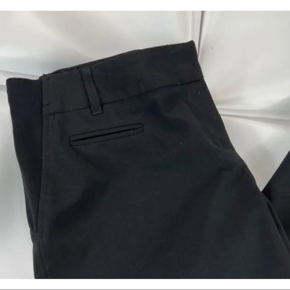 BCBG Maxazria Womens Sz S Black Straight Flared Leg Pants Work Career - Picture 9 of 9